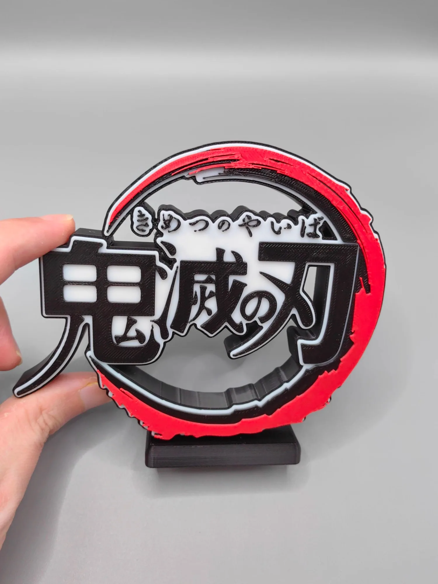 Anime Cosplay Title - Anime Kimetsu No Yaiba 3D Logo