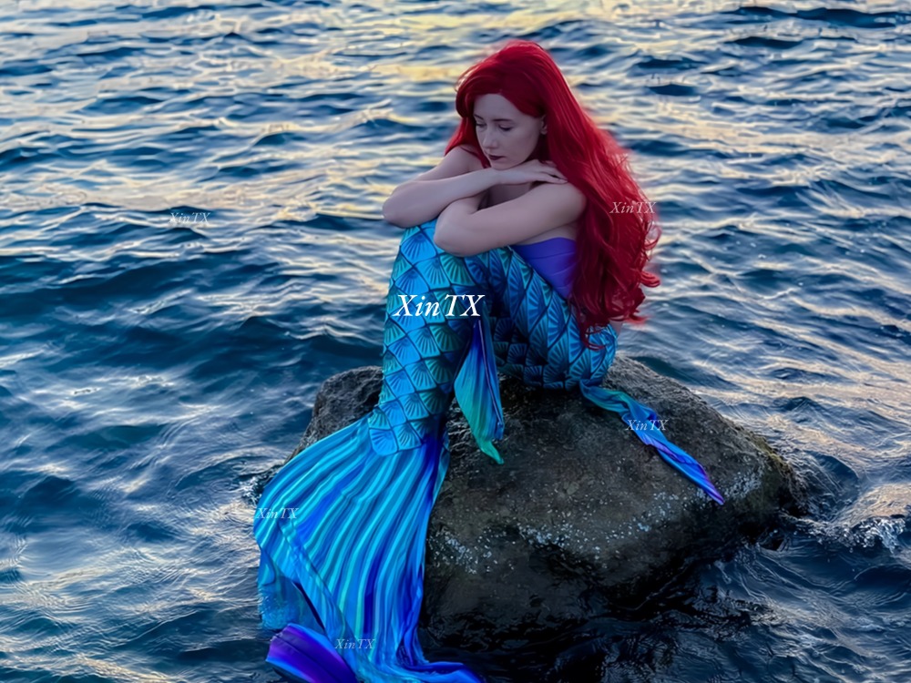Anime Cosplay Girl Photo - NOVITÀ! Costume da Sirena per Adulti,
