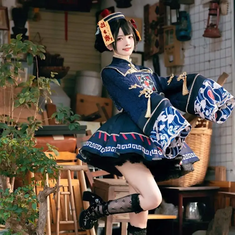 Anime Cosplay In Chinese - Lolita stile cinese dolce vestito carino
