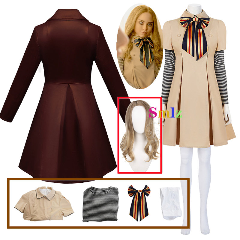 Anime Cosplay Ai - M3GAN Cosplay Giacche marroni Parrucca cosplay