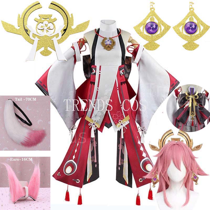 Violet Evergarden Dress - Yae Miko Set completo Guuji Yae