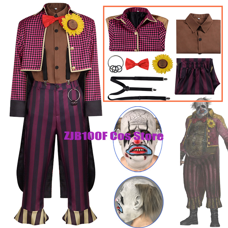 Anime Cosplay With Mask - Costume da Clown per Halloween, Maschera