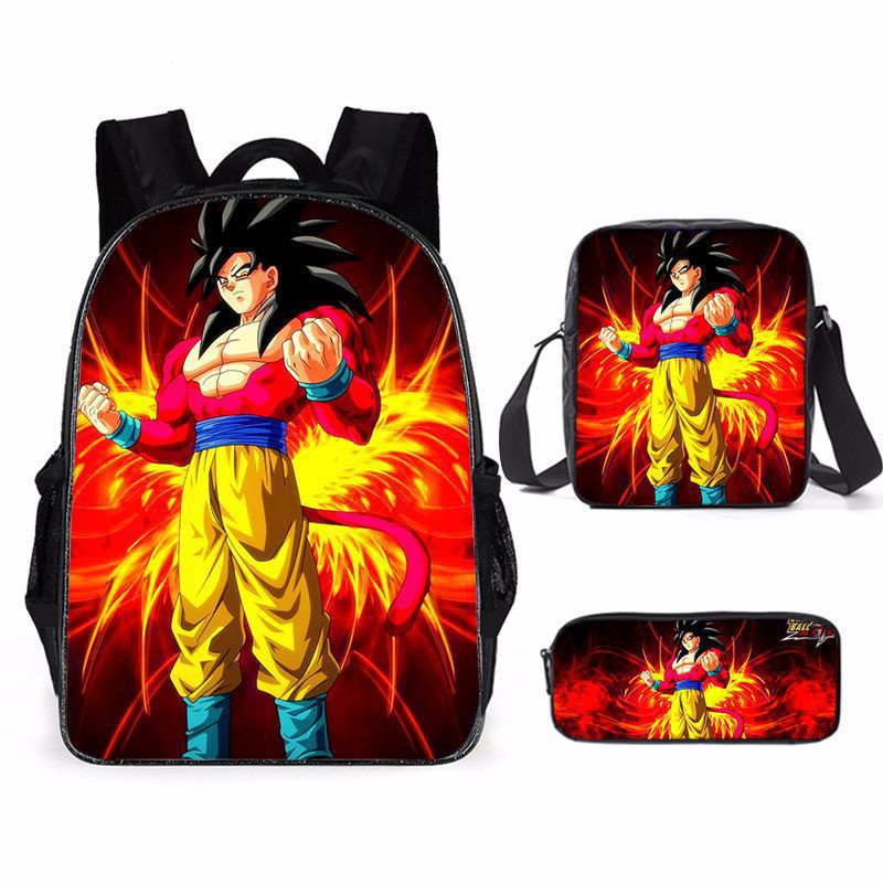 Anime Cosplay Ai - Set Zaino Kawaii con Stampa Cartoon