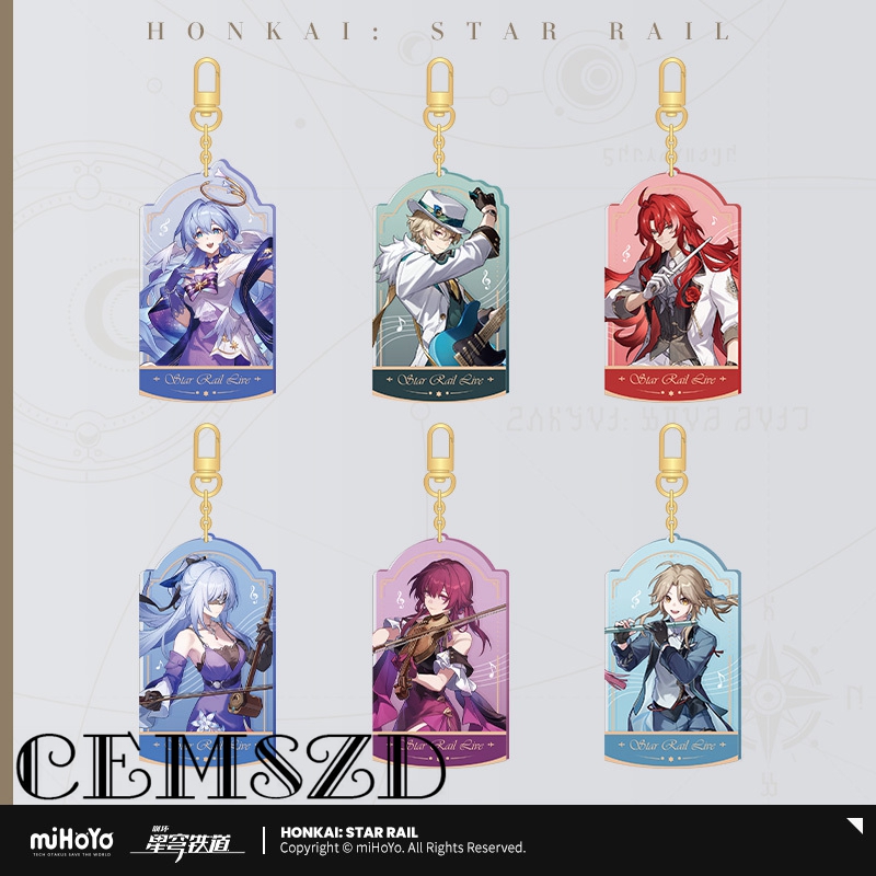 Anime Cosplay Robin - [Originale] Portachiavi in Acrilico con Personaggi