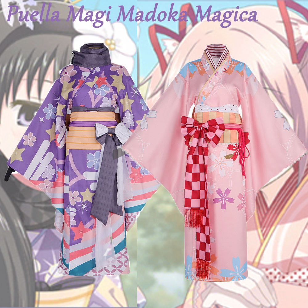 Anime Cosplay Kimono - Accappatoio Kimono Cosplay Puella Magi Madoka