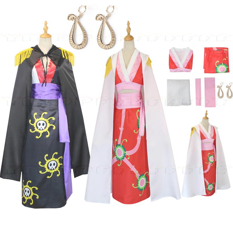Anime Cosplay Kimono - Set cosplay Anime Boya Hancock kimono