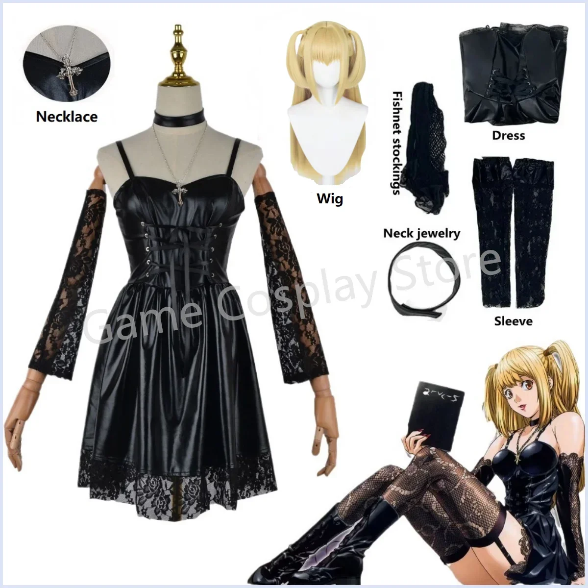 Violet Evergarden Dress - Misa Amane Costume Cosplay Death Note