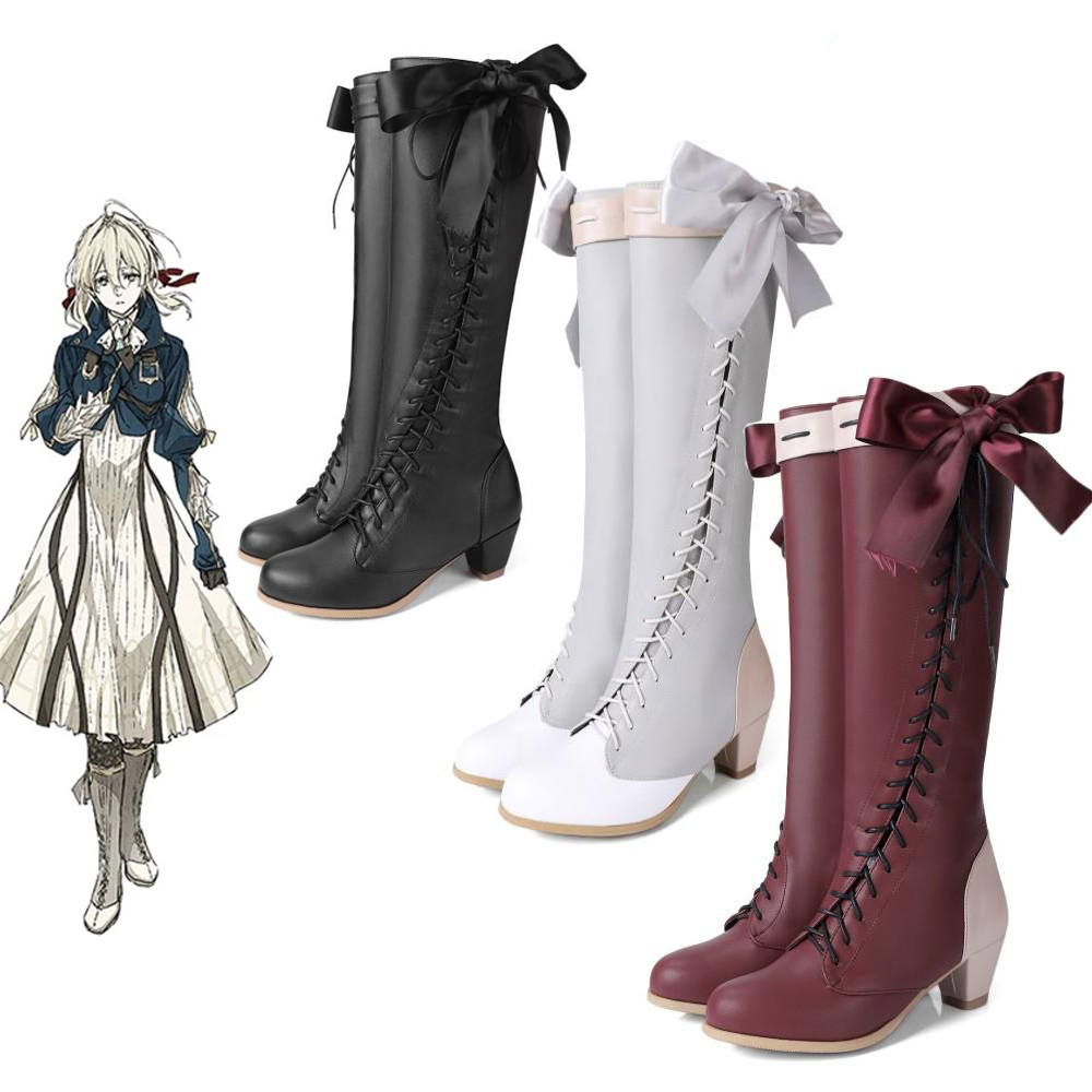 Violet Evergarden Dress - Scarpe Cosplay Personaggi Anime Violet Evergarden,