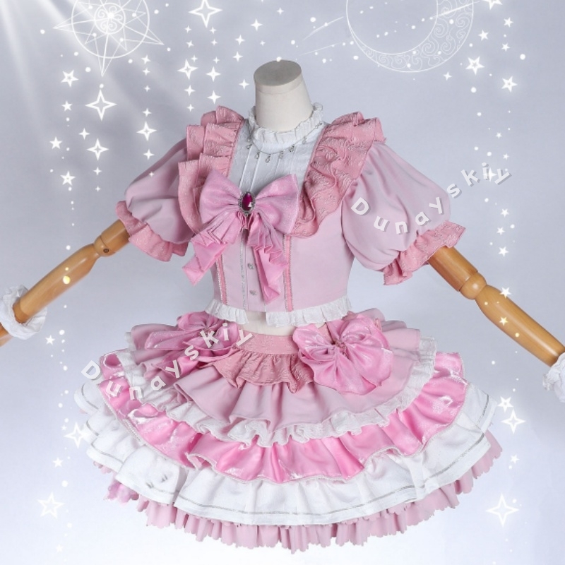 Cosplay Anime Pink Hair - Costume da Cosplay di Kaname Madoka