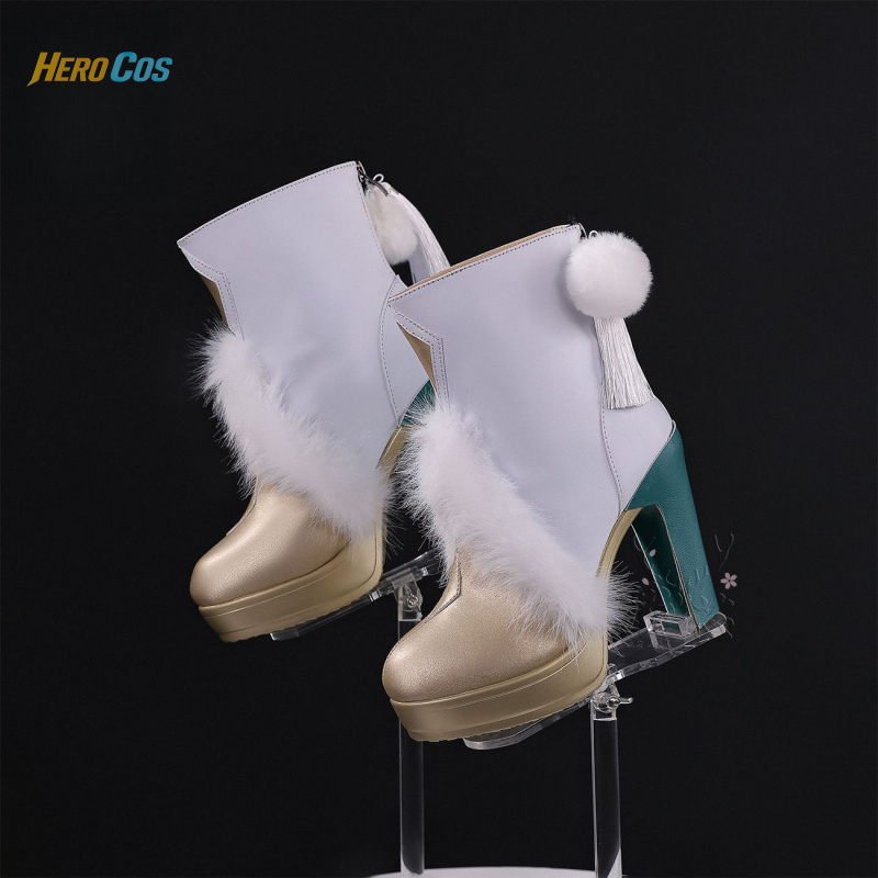 Cosplay Anime Shoes - Scarpe Cosplay di Zibai da Genshin