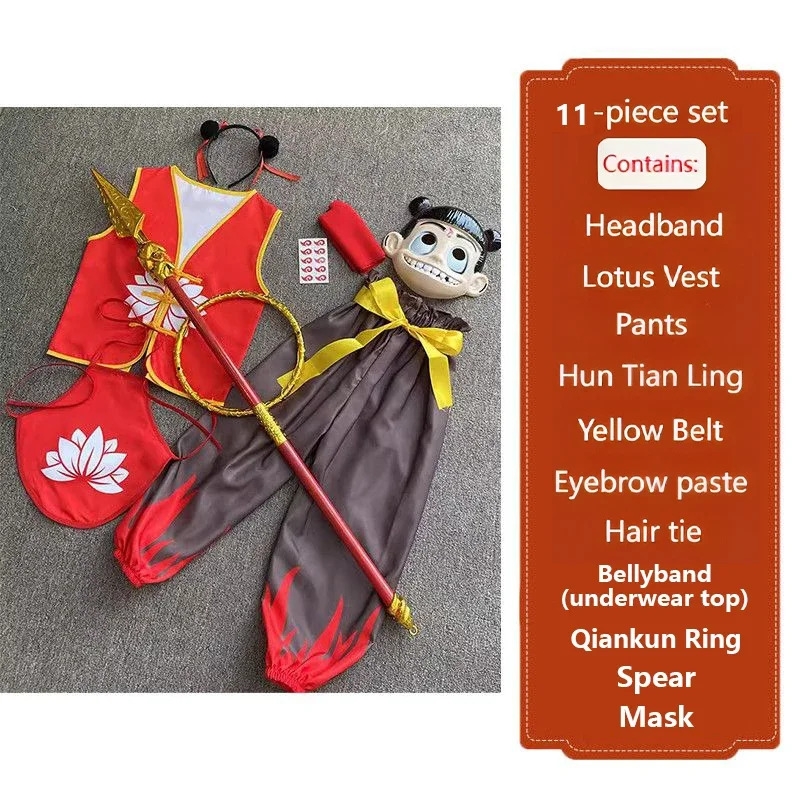 Anime Cosplay Girl Photo - Set di costumi cosplay anime Nezha