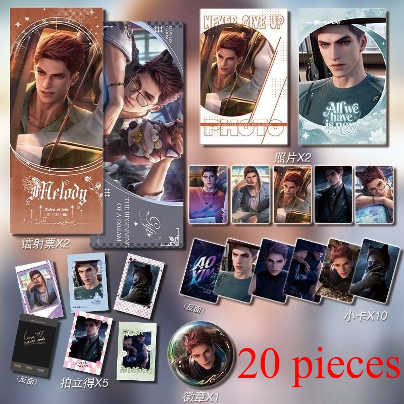 Anime Cosplay Photo - Set di 20 Badge Fotografici Valko