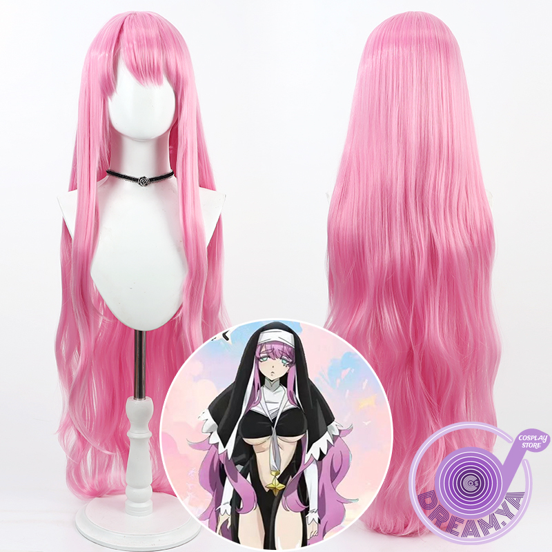 Cosplay Anime Pink Hair - Sorella Gigant Parrucca Cosplay Mahou Shoujo