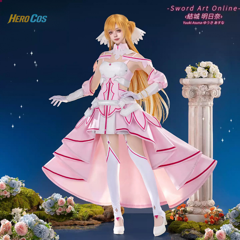 Sword Art Online Cape - Costume Cosplay di Yuuki Asuna da