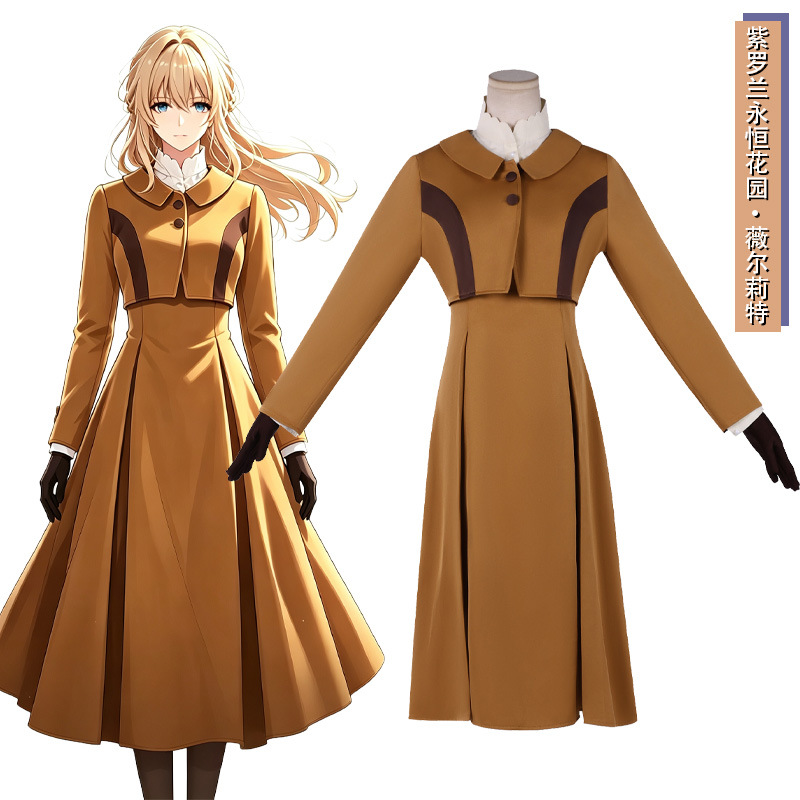 Violet Evergarden Dress - Completo cosplay Violet Evergarden per donna,