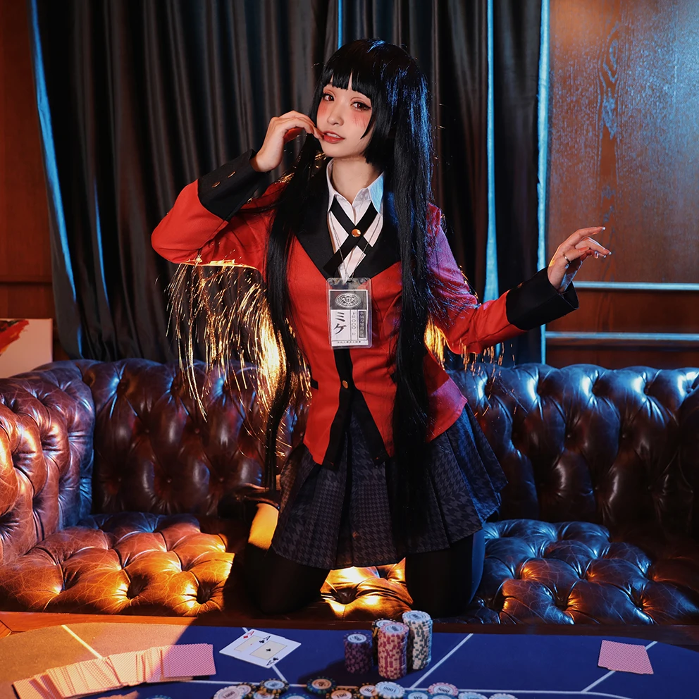 Costume Cosplay Jabami Yumeko  - Anime Cosplay Kakegurui recensione e prezzo