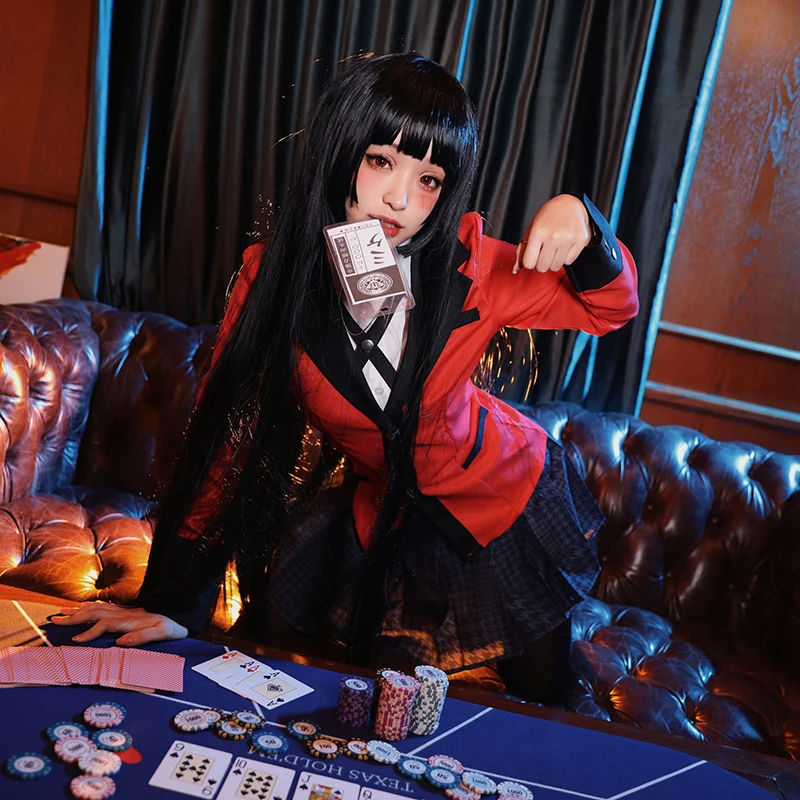Costume Cosplay Jabami Yumeko  - Anime Cosplay Kakegurui recensione e prezzo