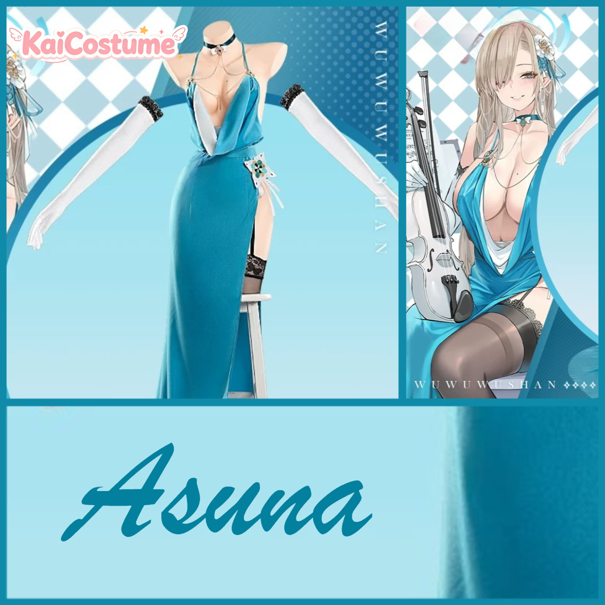 Costume Cosplay Completo Asuna - Anime Cosplay Photo recensione e prezzo
