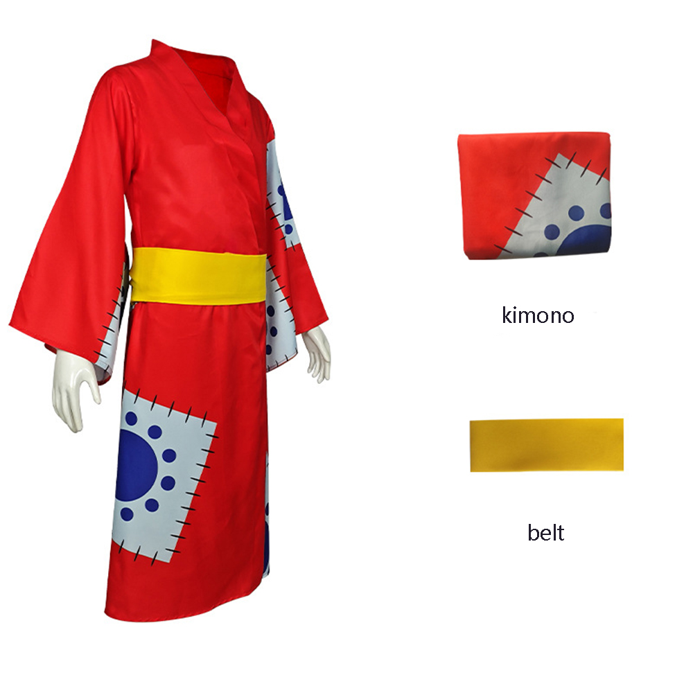 Rufy Cosplay Anime Monkey D Ru - Anime Cosplay Kimono recensione e prezzo