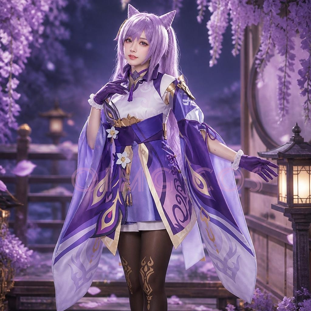 Costume Cosplay di Keqing da G - Anime Cosplay In Chinese recensione e prezzo