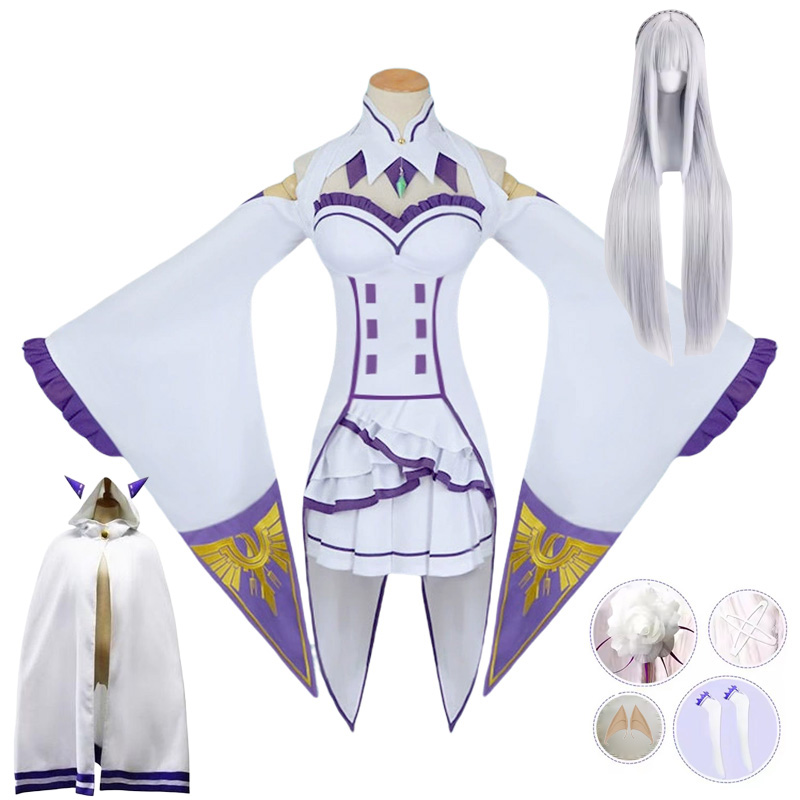 Emilia Cosplay Re Life in un m - Anime Cosplay Re Zero recensione e prezzo