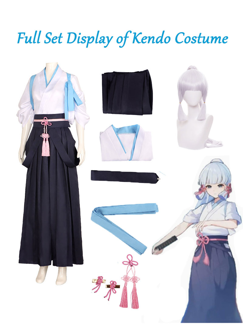 Costume Cosplay Kamisato Ayaka - Anime Cosplay Kimono recensione e prezzo