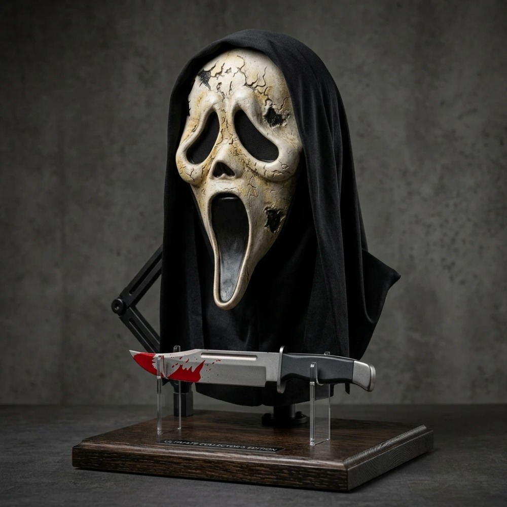 Maschera in lattice Ghost Face - Anime Cosplay Photo recensione e prezzo