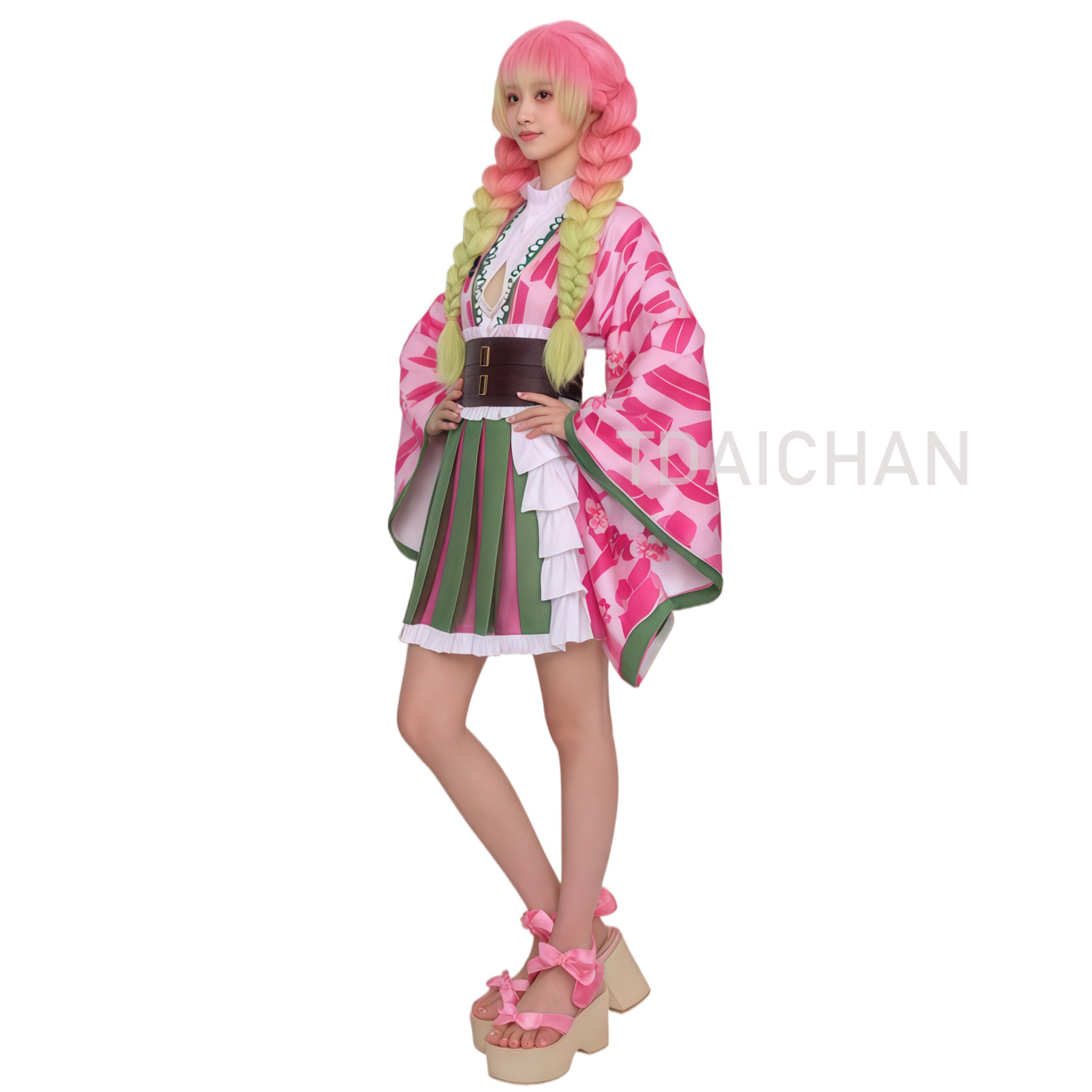 Parrucca Cosplay Anime Kanroji - Cosplay Anime Pink Hair recensione e prezzo