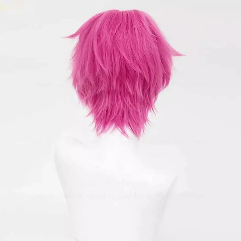 Parrucca Cosplay Saiki Kusuo,  - Cosplay Anime Pink Hair recensione e prezzo