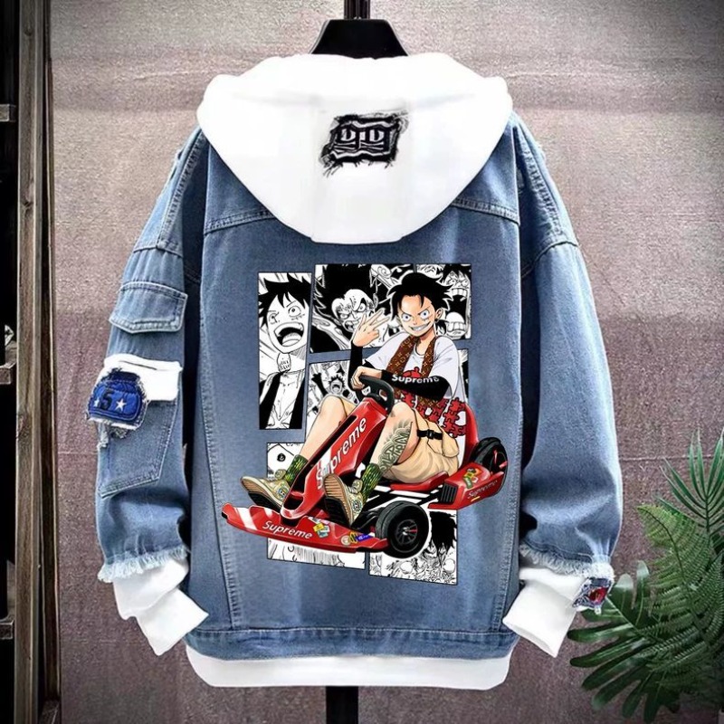 Giacca in denim con cappuccio  - Anime Cosplay Ai recensione e prezzo
