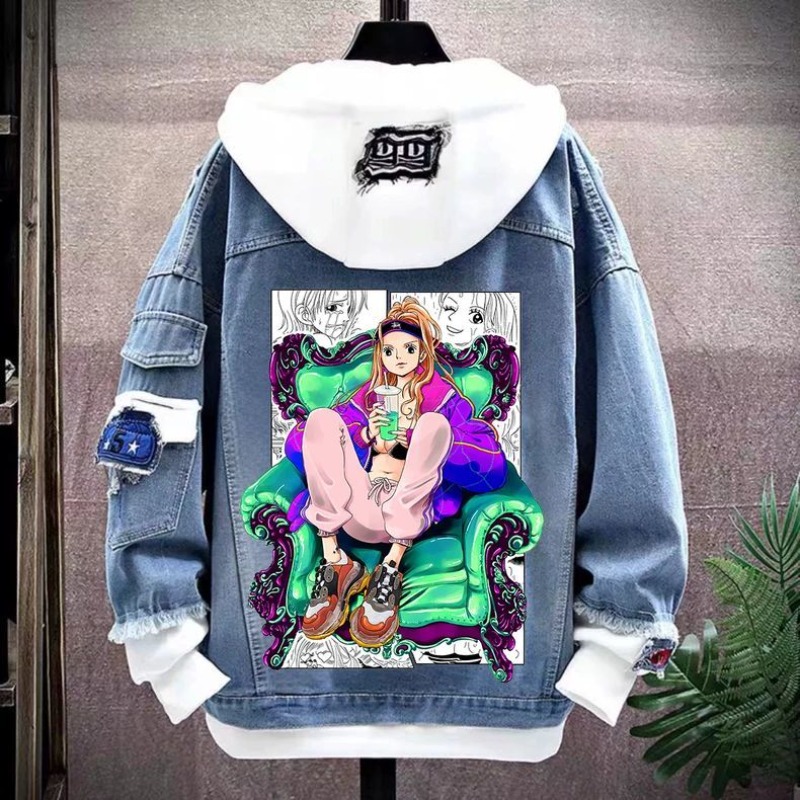 Giacca in denim con cappuccio  - Anime Cosplay Ai recensione e prezzo