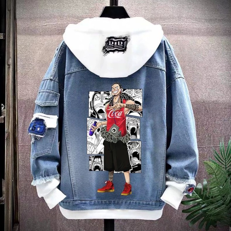 Giacca in denim con cappuccio  - Anime Cosplay Ai recensione e prezzo