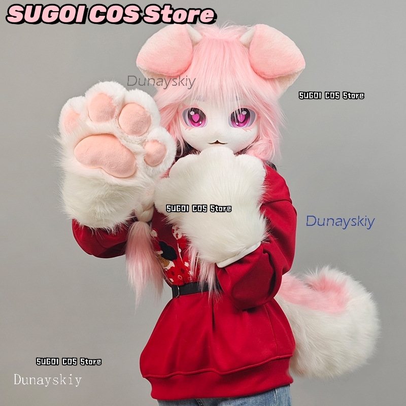 aBcSCS*Fursuit Head Kigurumi M - Anime Cosplay With Mask recensione e prezzo