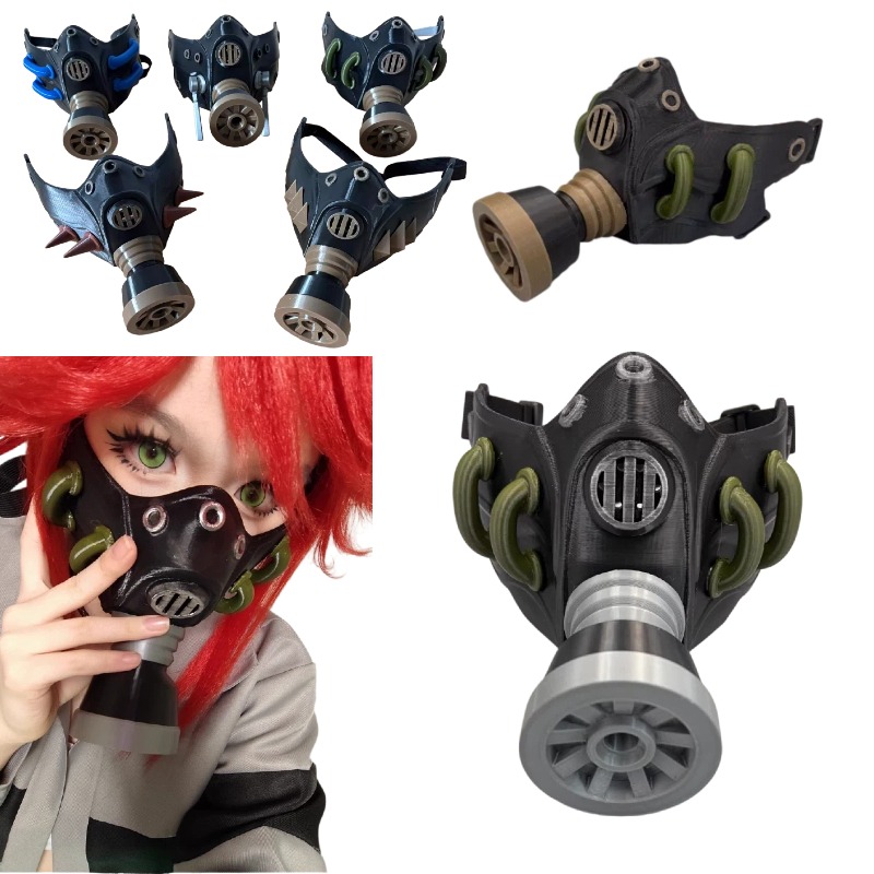 Maschera Antigas Nera Stampata - Anime Cosplay With Mask recensione e prezzo