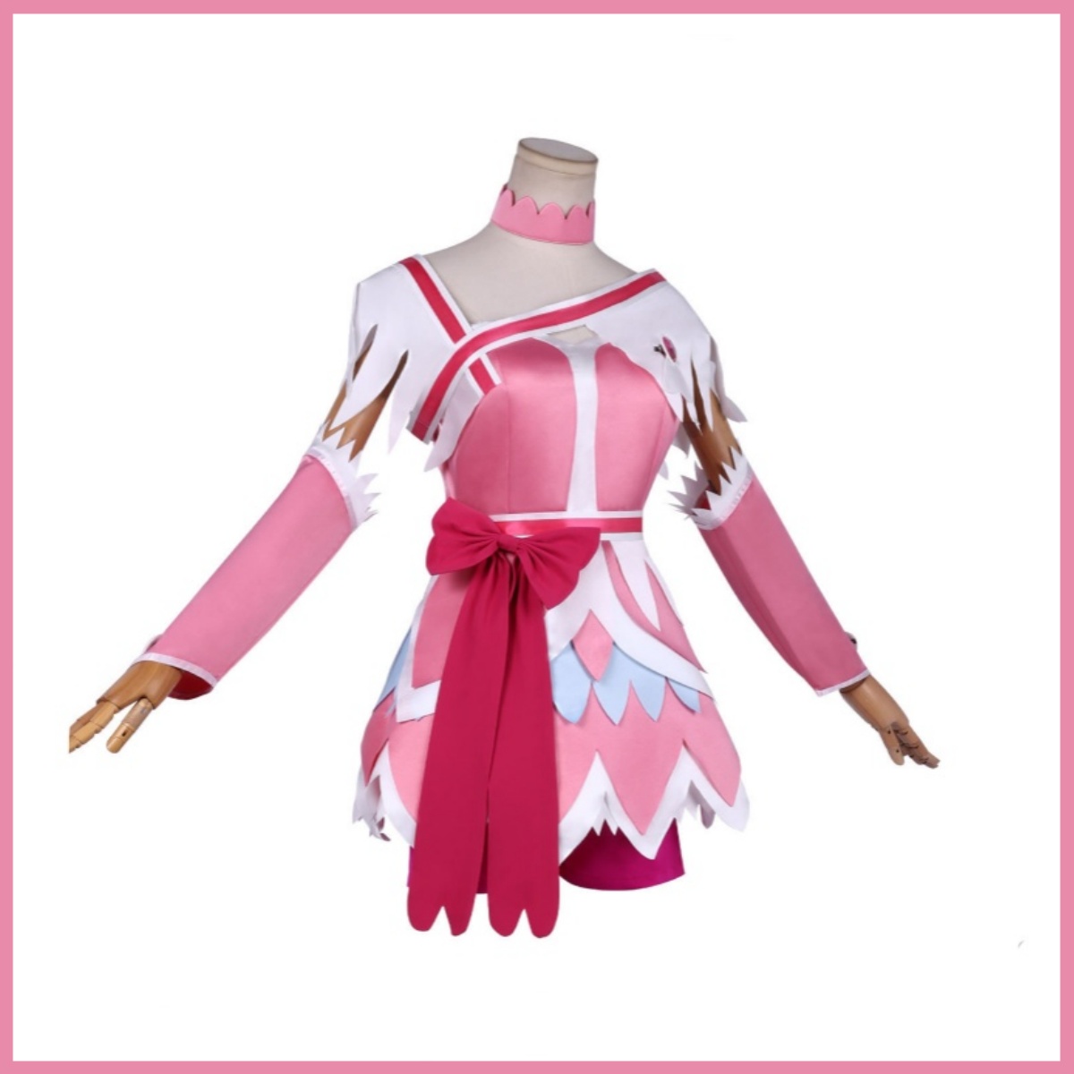 Anime Doki Doki! Costume Cospl - Cosplay Anime Pink Hair recensione e prezzo