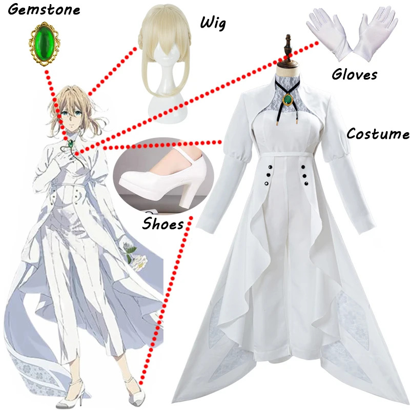 Anime Violet Evergarden Cospla - Violet Evergarden Dress recensione e prezzo