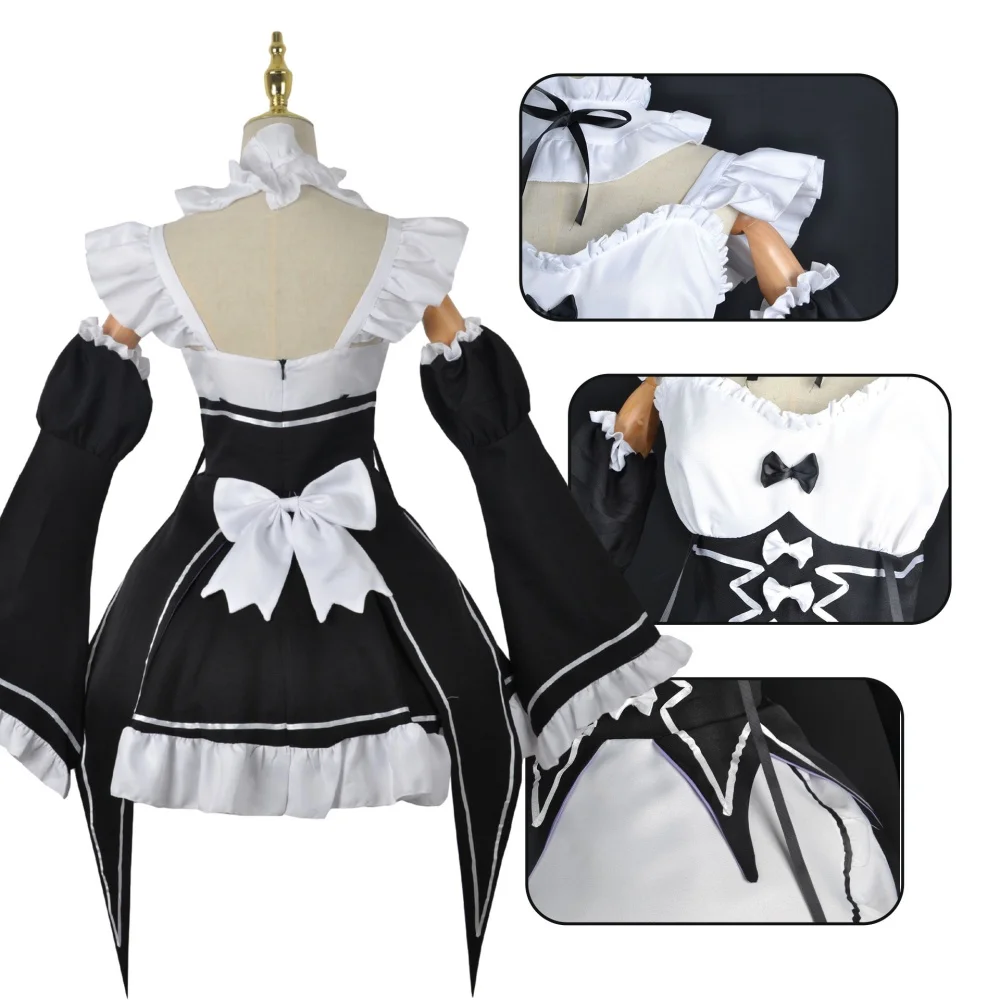 Costumi Cosplay Anime Ram Rem  - Anime Cosplay Re Zero recensione e prezzo