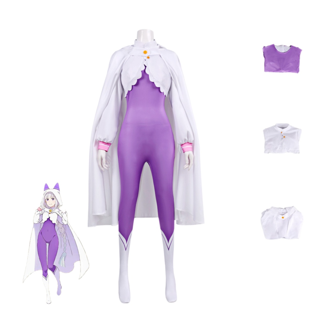 Costume Cosplay Re Zero Emilia - Anime Cosplay Re Zero recensione e prezzo